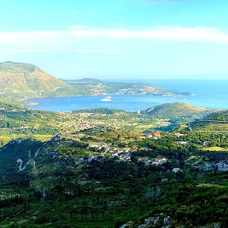 Luxury Stone With Private Pool And Jacuzzi Near Dubrovnik فيلة